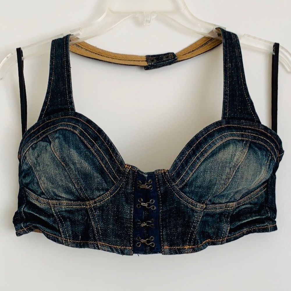 Guess Jeans- bustier style top